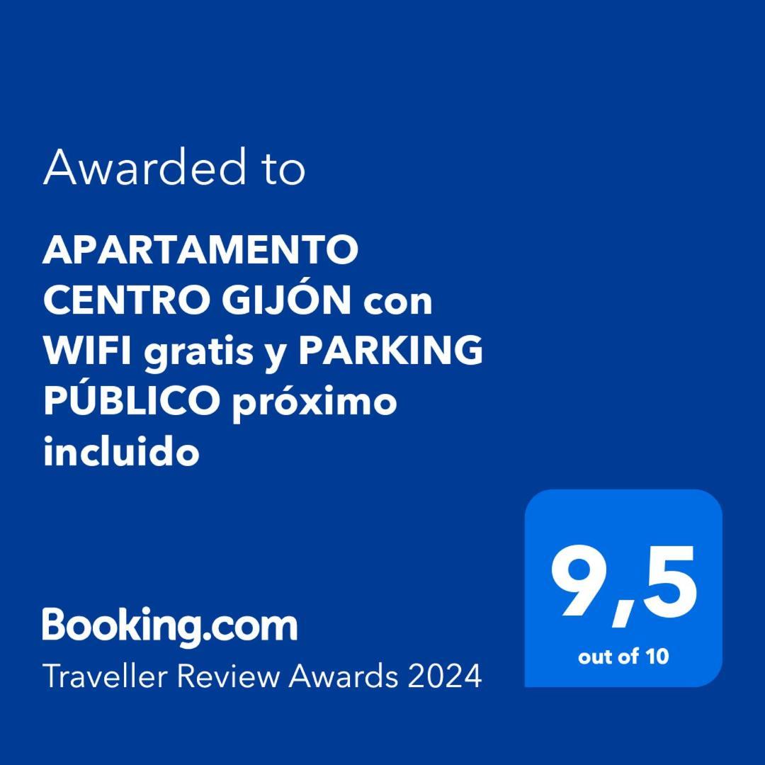 Apartamento Centro Gijon Con Wifi Gratis Y Parking Publico Proximo Incluido Екстер'єр фото
